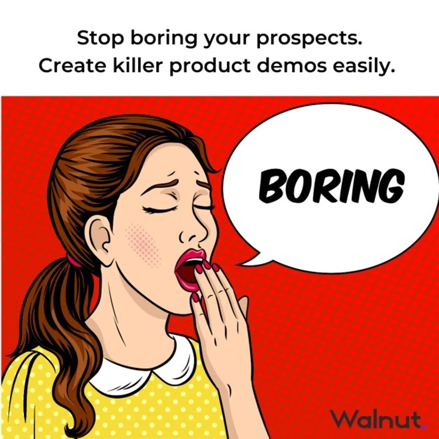 Ad example from Walnut